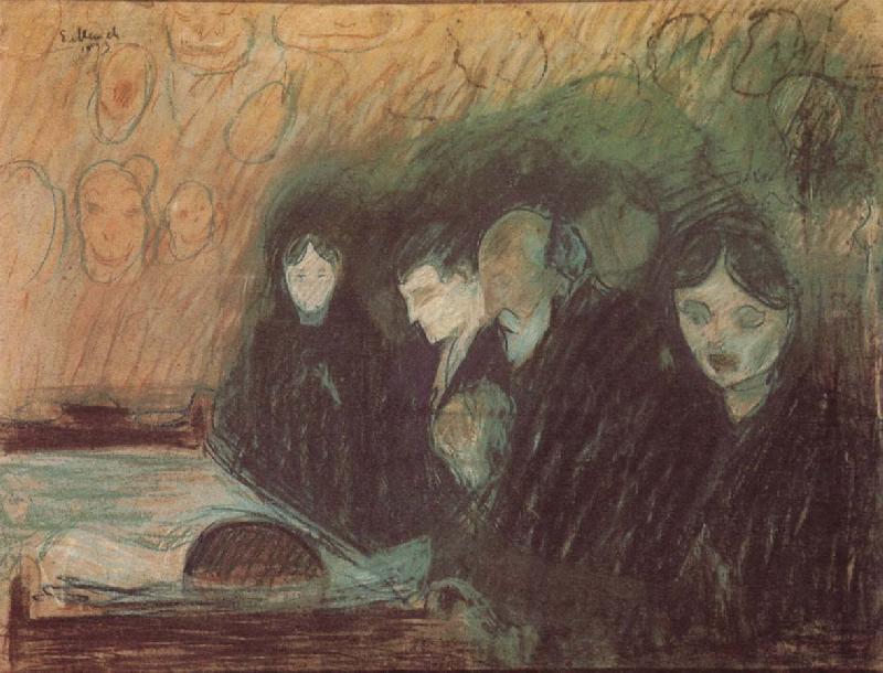 Edvard Munch Funeral oil painting image